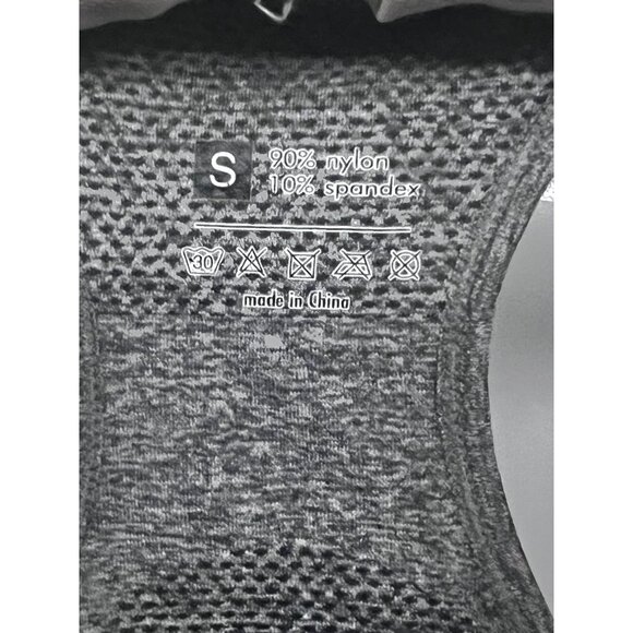 Gymshark Padded Sports Bra Heather Gray Small Stretch Moisture Wicking - Picture 4 of 4
